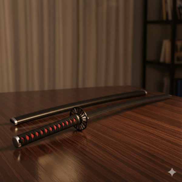 katana Réplica Katana Nichirin de Tanjiro Kamado - Demon Slayer