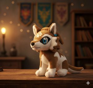 Peluche de Link Lobo - El Héroe de Hyrule en su Forma Más Adorable